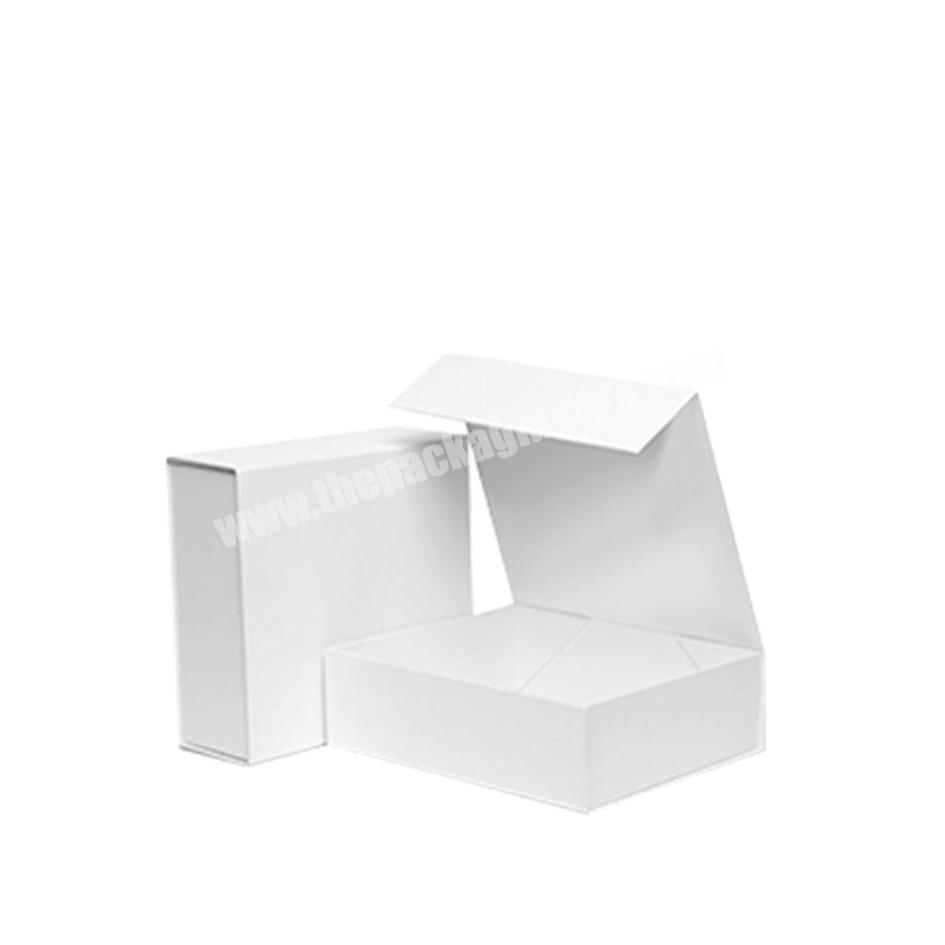 white custom logo printed fancy magnetic beauty blender set packaging box