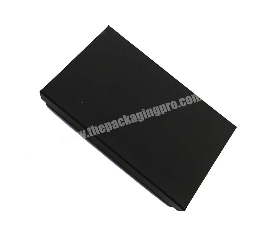 Supplier wholesale custom manufacturer box cardboard with lid black gift boxes
