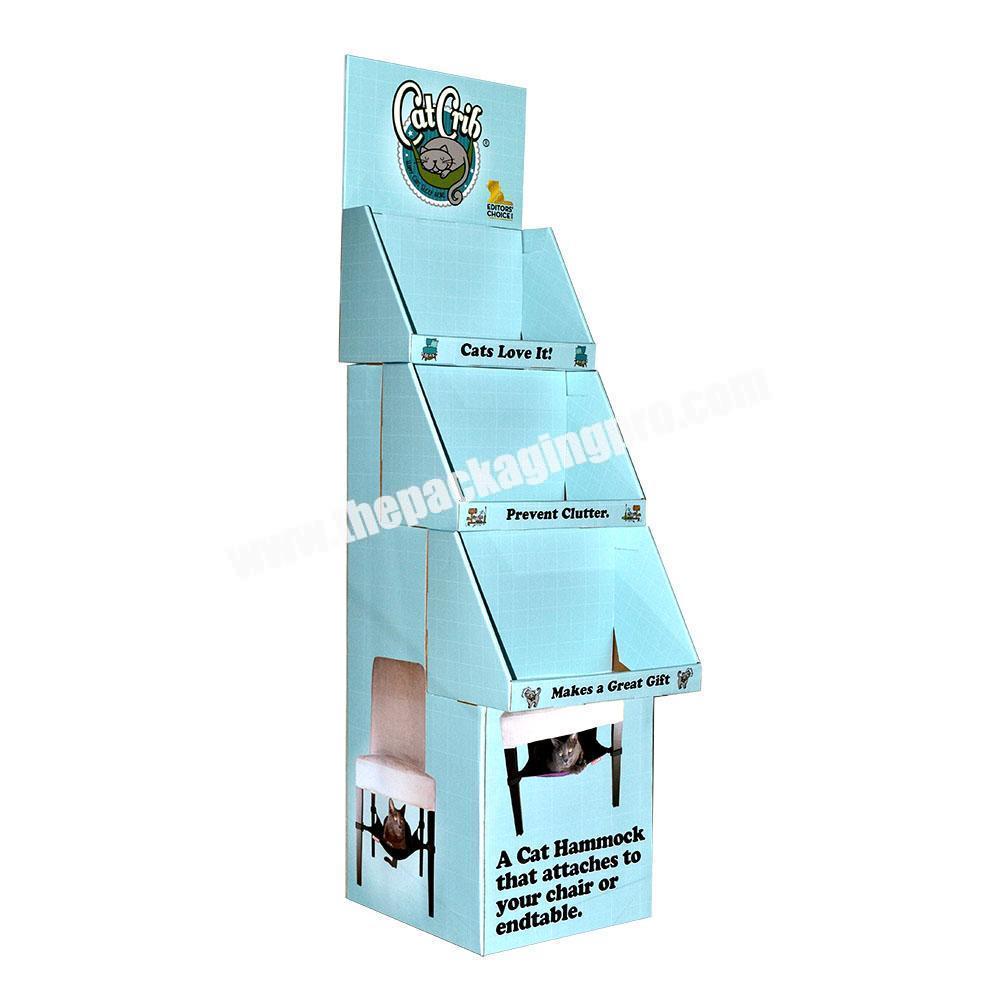 wholesale  customized logo design for chutty candy chocolate Supermarket shleves cardboard display