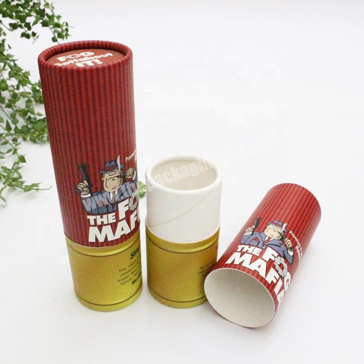 100% Recycled Cylinder Shape Custom Cardboard Paper Tube For Gift Package