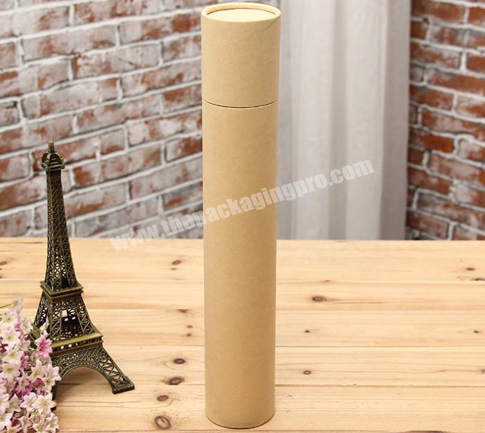 100% biodegradable natural brown kraft paper tube