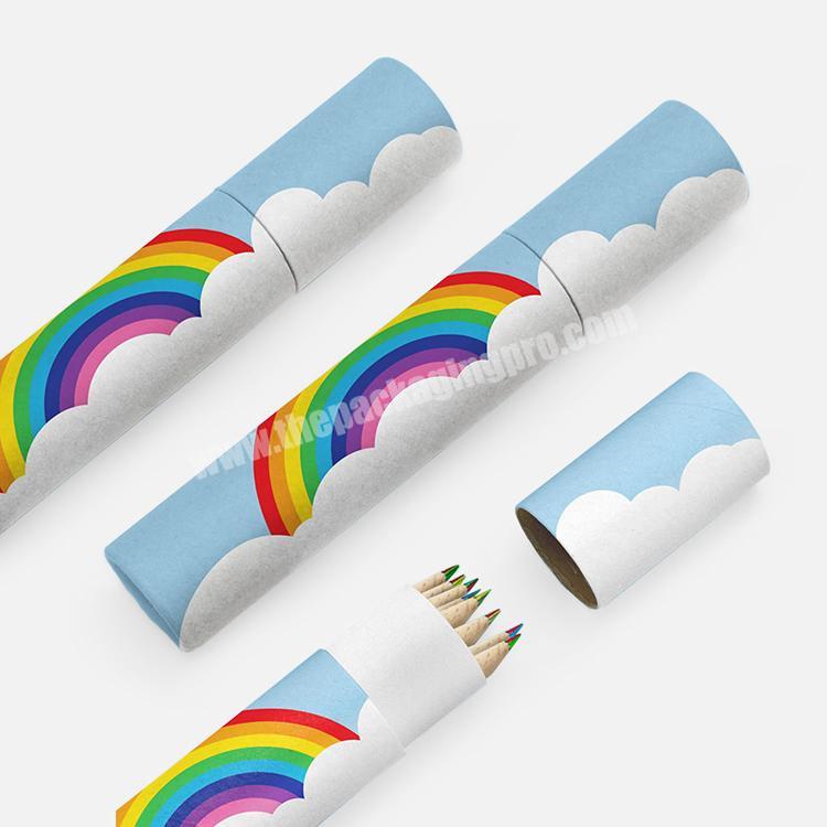 12 coloring crayons pencils cardboard packaging tubes supplier