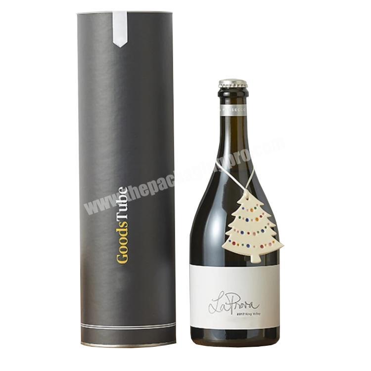 2020 customized bespoke wine glass tube gift boxes wholesale