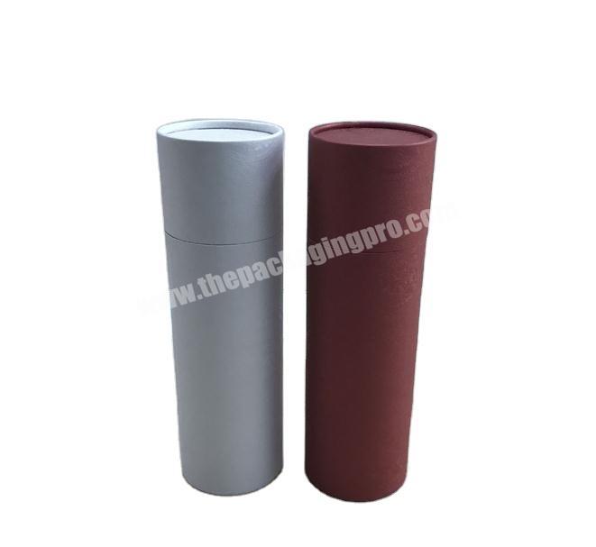 2021 Costom Packaging Food Grade Boxes Tea Gift Sets Luxury Biodegradable White Red Paper Tube Package