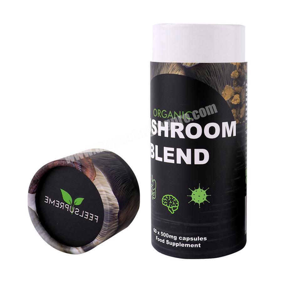50ml 60ml custom size eco friendly tea biodegradable cardboard round paper craft packaging tube