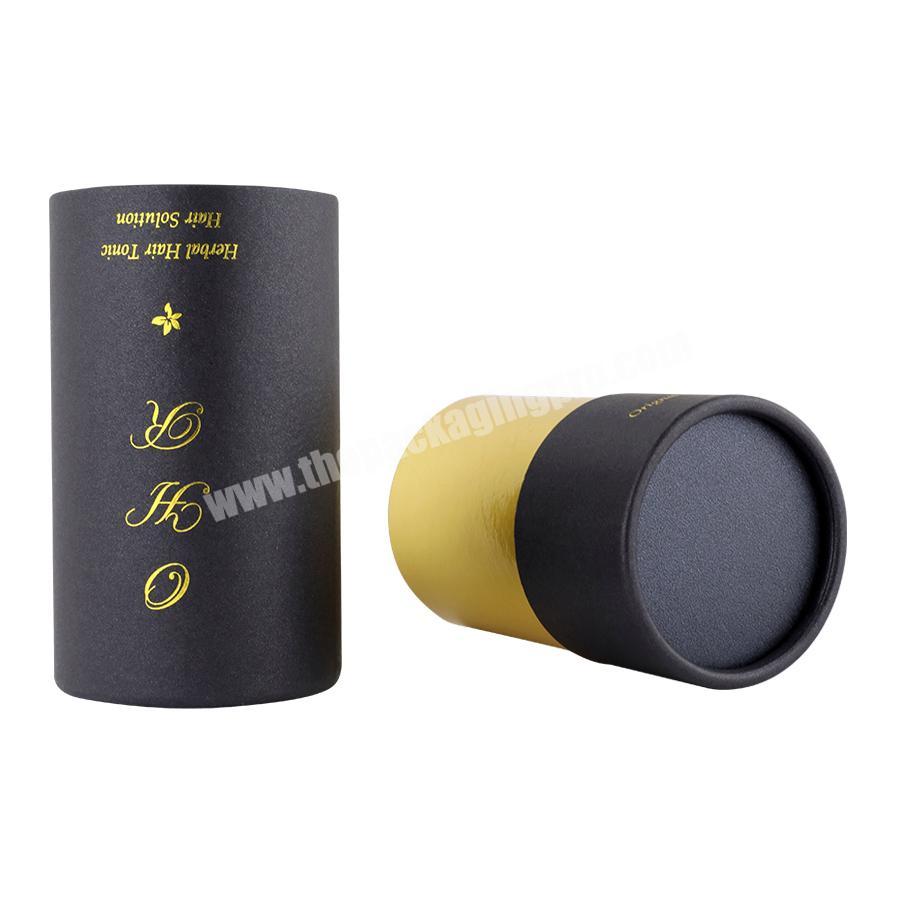 50ml gold printing  round packaging kraft paper tube