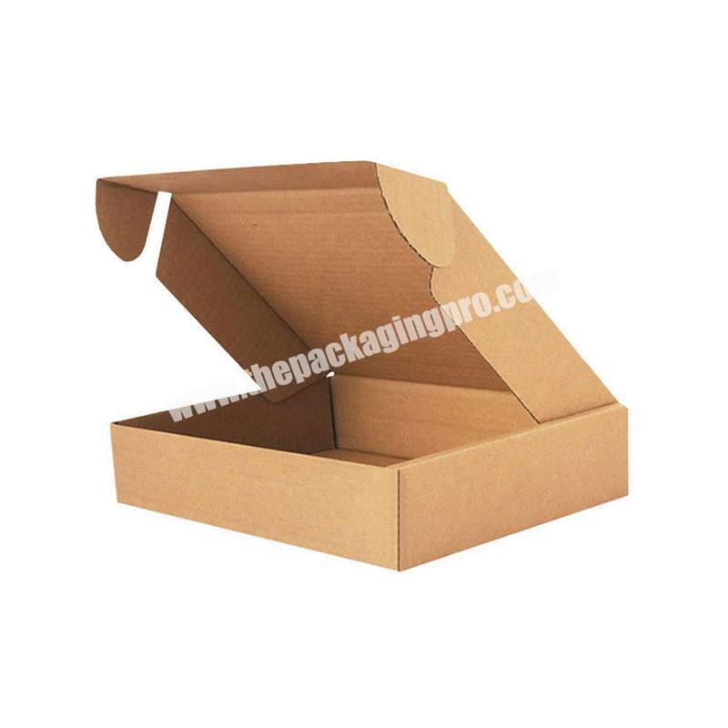 6x10x2 inches Small Brown Cardboard Corrugated Mailer Boxes for Small Business