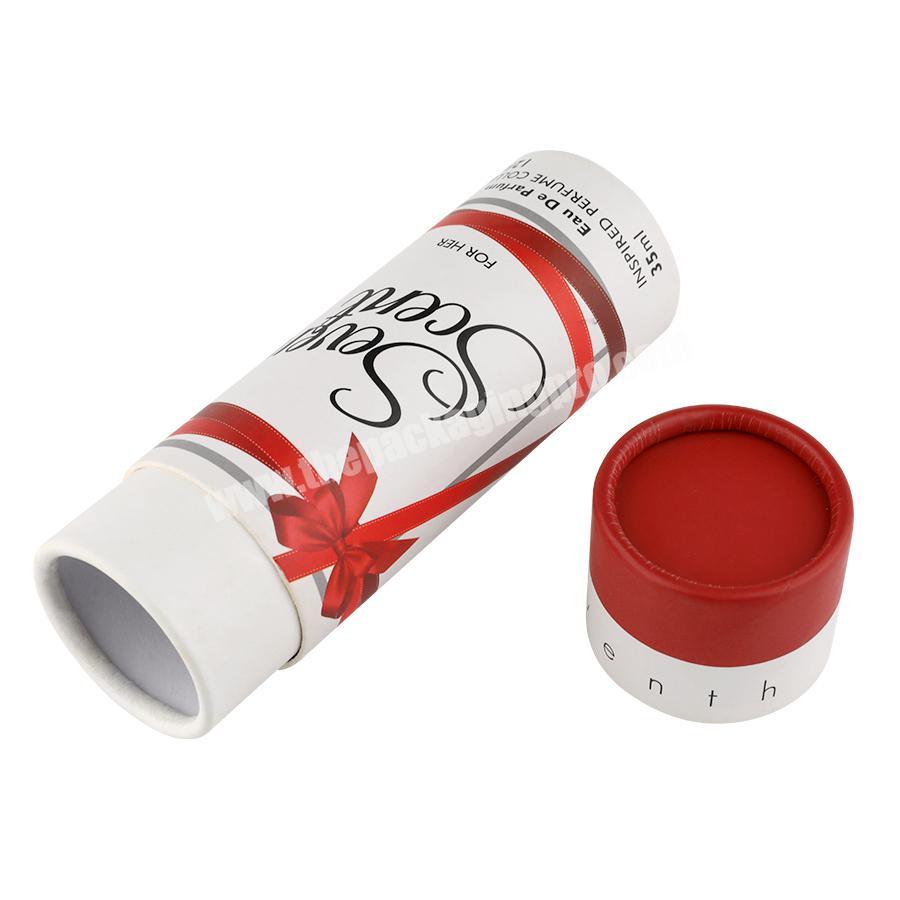 8.5cm diameter 250g kraft red white display paper tube