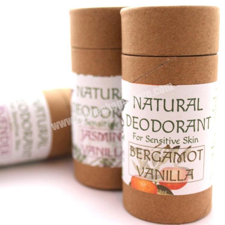 Cheap best natural brands cardboard deodorant pushup package