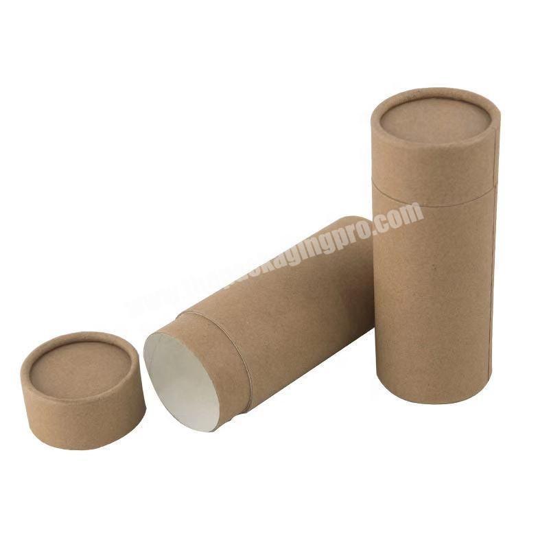 Biodegradable round kraft paper cardboard tube for packaging