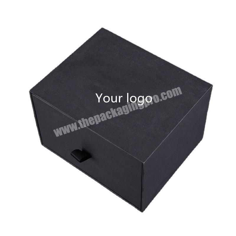 Black Rectangular Gift Custom Lipstick Creative Gift Packaging Boxes