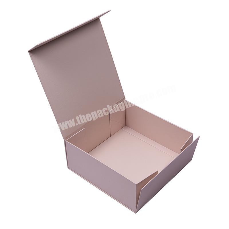 CMYK printing foldable magnetic cardboard gift clothes packaging box