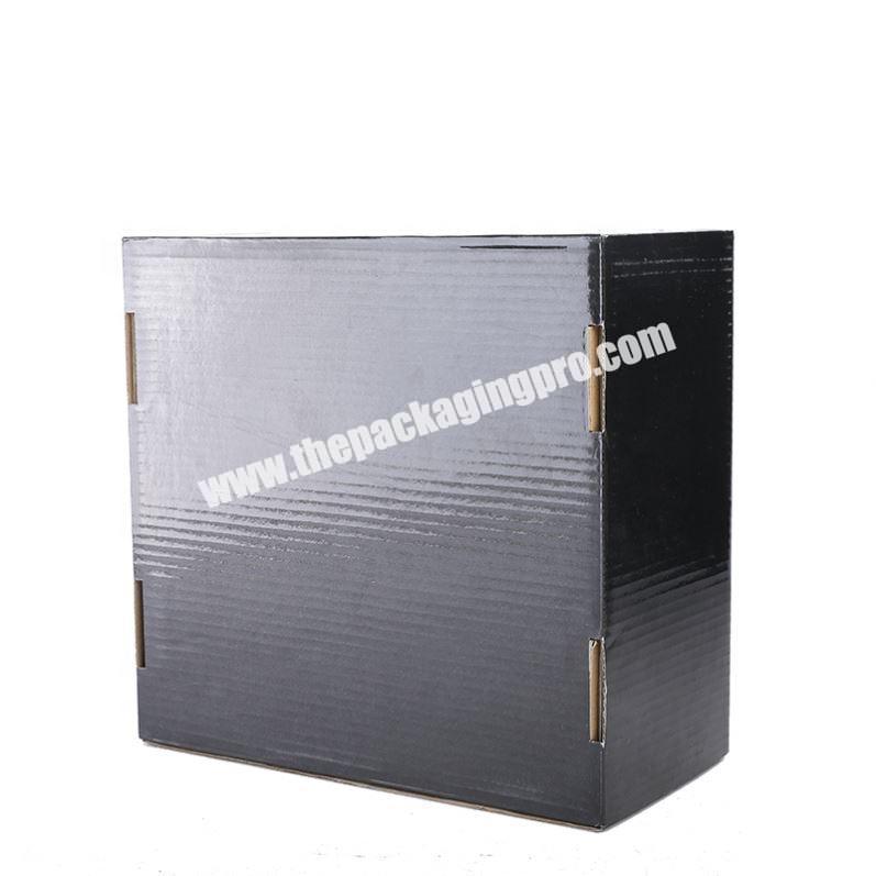 Wholesale custom cardboard black printed packaging paper shoe display boxes with logo