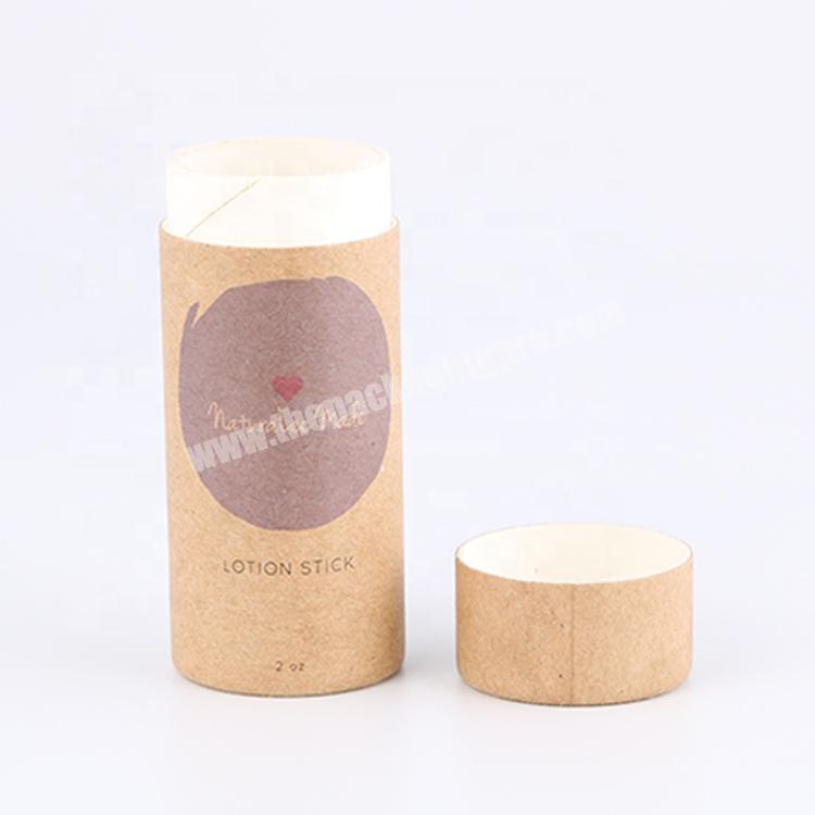 Cardboard push up deodorant containers paper tube