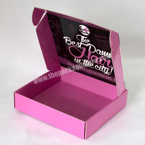 Cheap and Recyclable Beauty products Corrugated Board CMYK Printed  Shipping mailer box