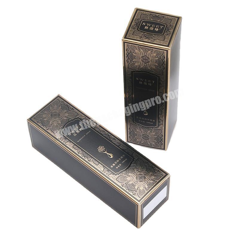 Cheap factory price cardboard paper packaging folding carton box for oil perfume custom printing gift candle box