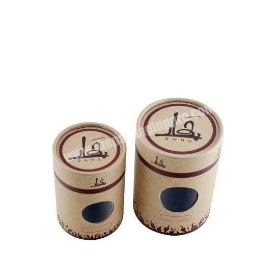 China Supplier Custom Made Round Cylinder Paper Tea Box With Logo Printed