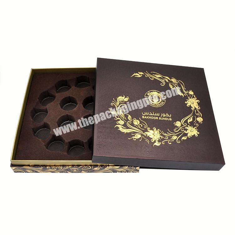Factory printed custom brush Uv logo design chocolate box gift, paper grid packaging food grade chocolate box