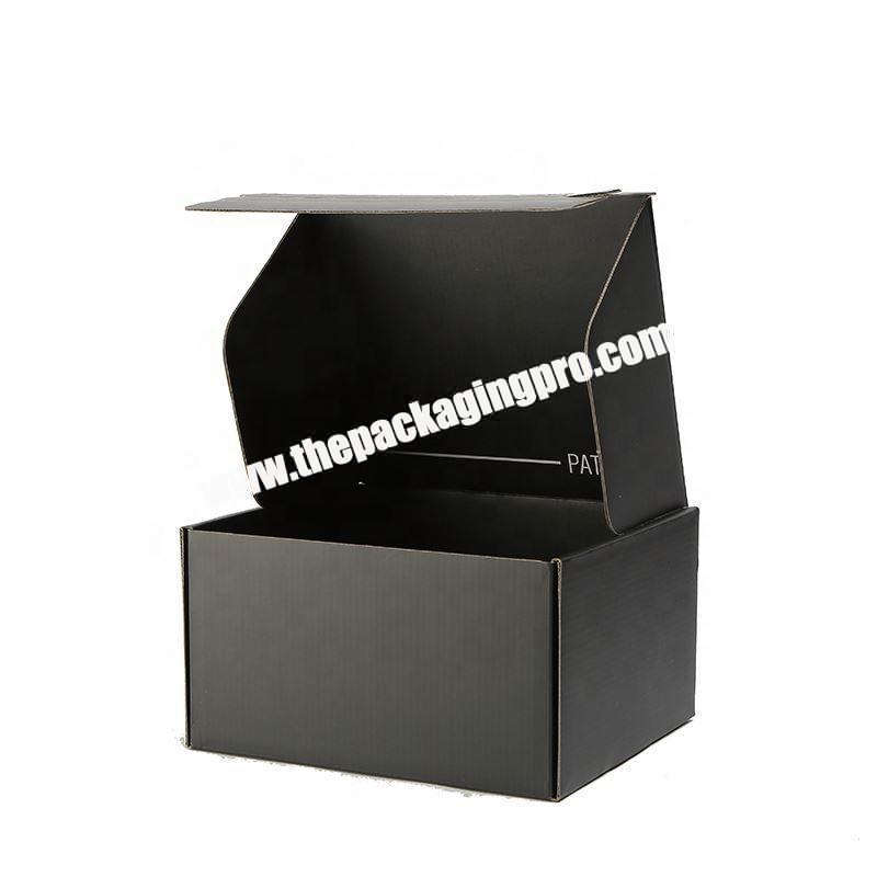 Wholesale bright women's cosmetic box black shiny gift box