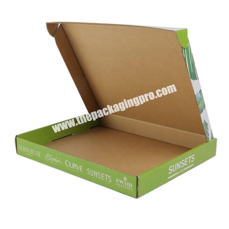 Wholesale custom logo print recycled rigid corrugated cardboard paper gift packaging box