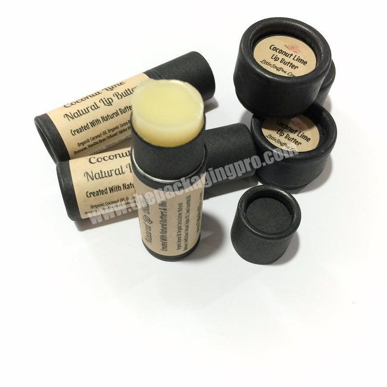 Disposable Large Lip Balm Box Kraft Cardboard Lip Balm Packaging Tube Box