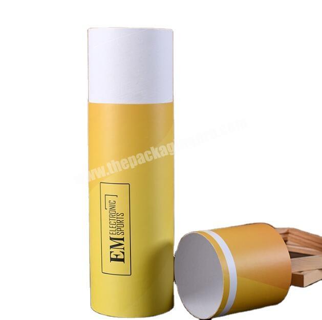 Creative Round Art Gift 30ml Packaging Cylinder Cosmetic Paper Tube For Essential Oil