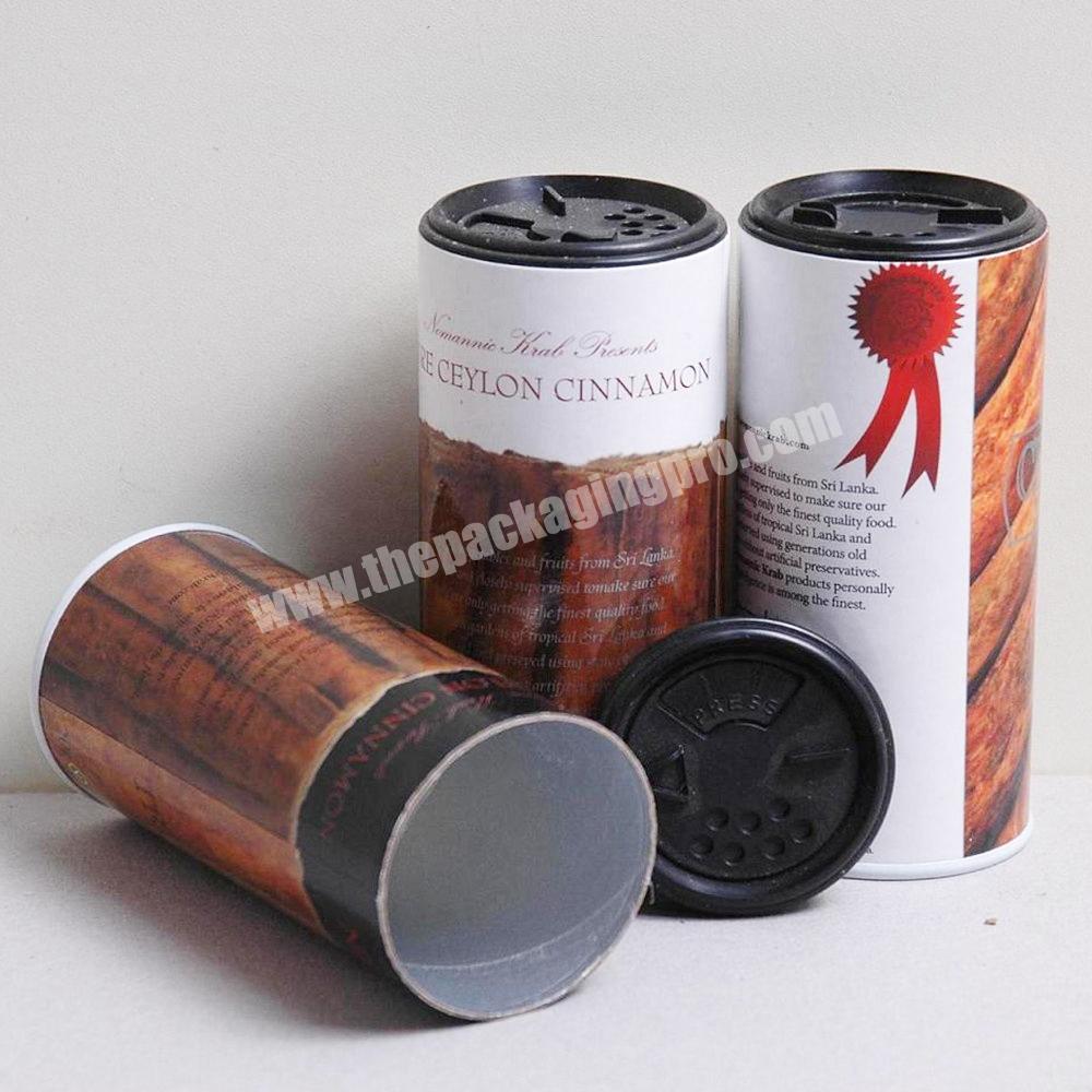 Custom Beautiful Design Kraft Brown Round Cylinder Small Packaging Gift Box Recycle Craft Paper Tube