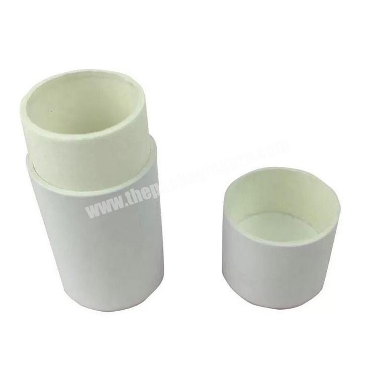 Custom Biodegradable kraft cardboard craft paper pushup tube for food tea packaging