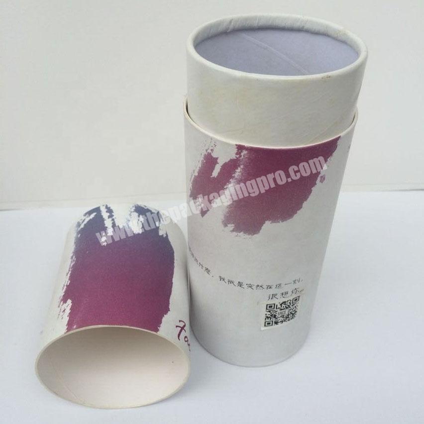 Custom Cardboard Supplement Bottle Package Cylinder Container Paper Tube