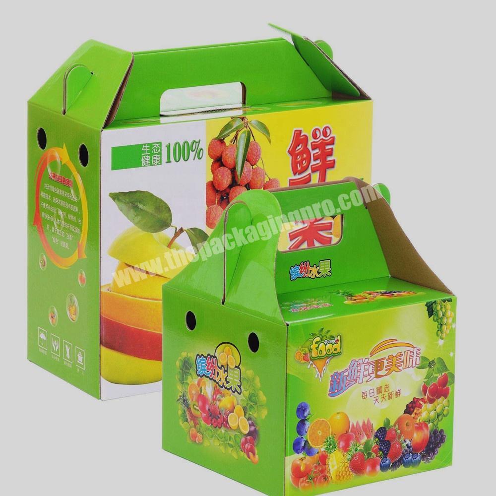 Custom Color Printed Fruits Packaging Paper Cardboard Boxes