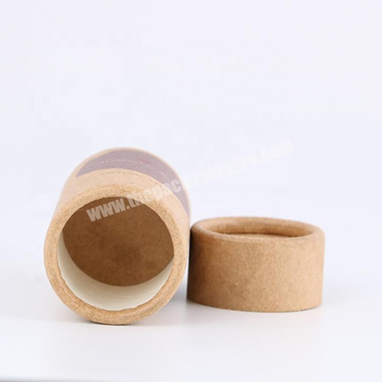 Custom Design Push Up Paper Tubes With Packaging Tube Cartoon For Lip Balm Deodorant Paper Tube
