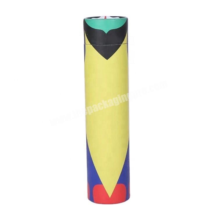 Custom Eco Friendly Cylinder round colorful Cardboard Tube Paper Tube For Mailing