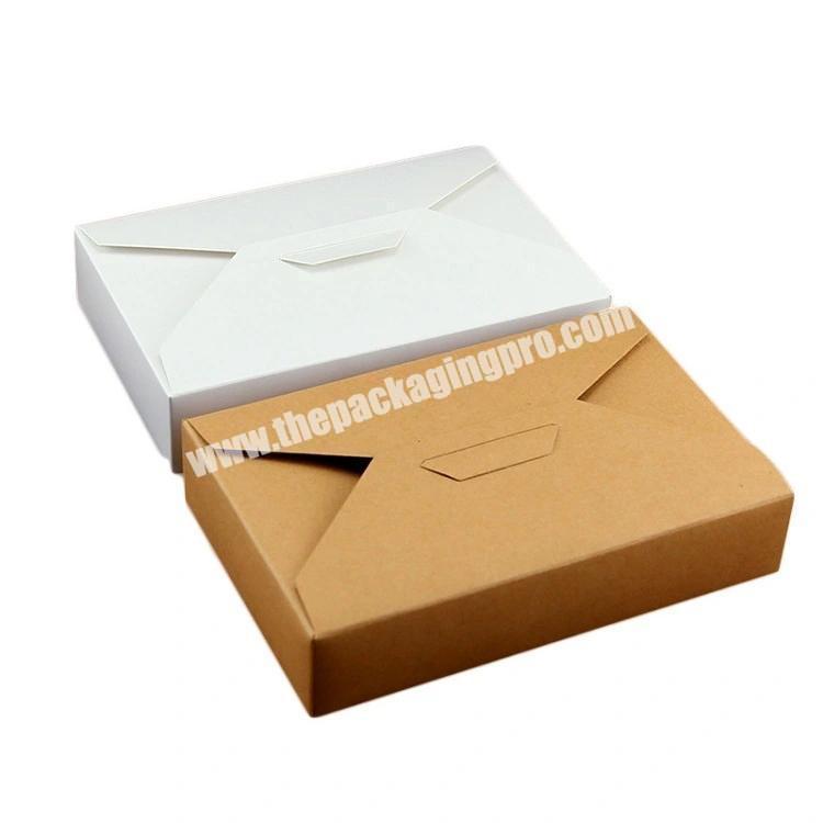 Custom Foldable Kraft Paper Cardboard Envelope Jewellery Gift Paper Box Packaging