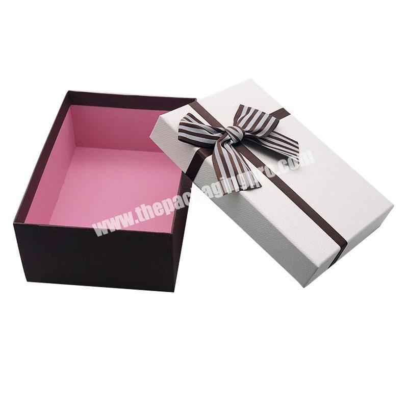 Custom Logo Emballage Carton Rigid Cardboard Jewelry Gift Box Packaging