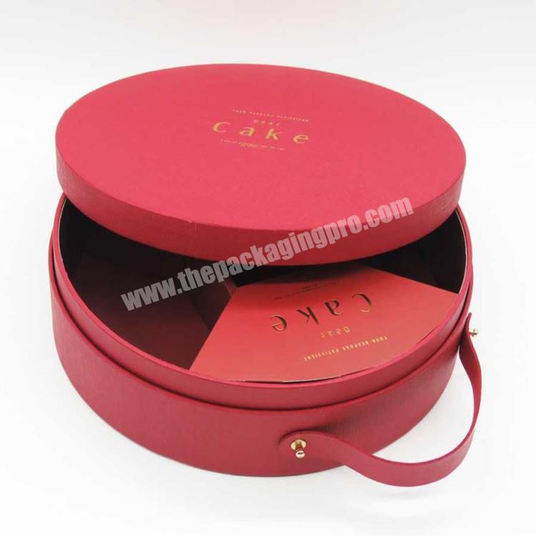 Custom Logo Printed Round Shape boite cadeau vide Jewellery cake Packaging Gift Boxes
