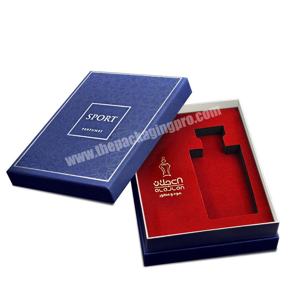 Custom Logo craft Luxury exquisite gift box with lid perfume packaging boxes velvet
