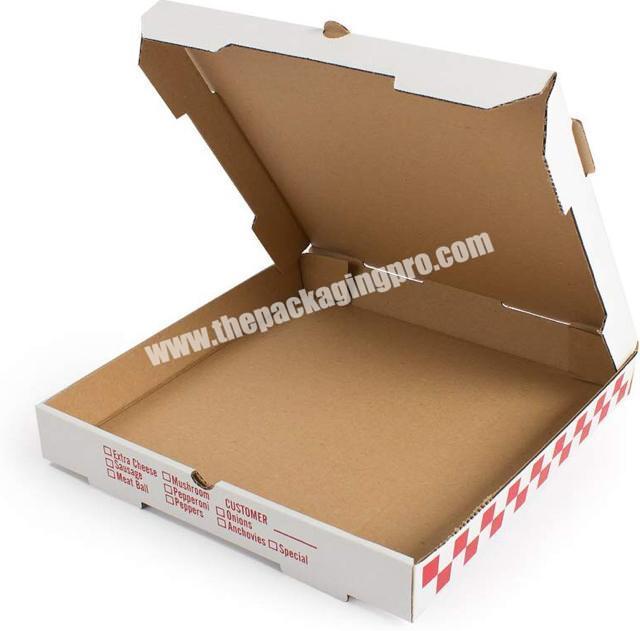 Custom Mini With Logo Pizza Box Manufacturers