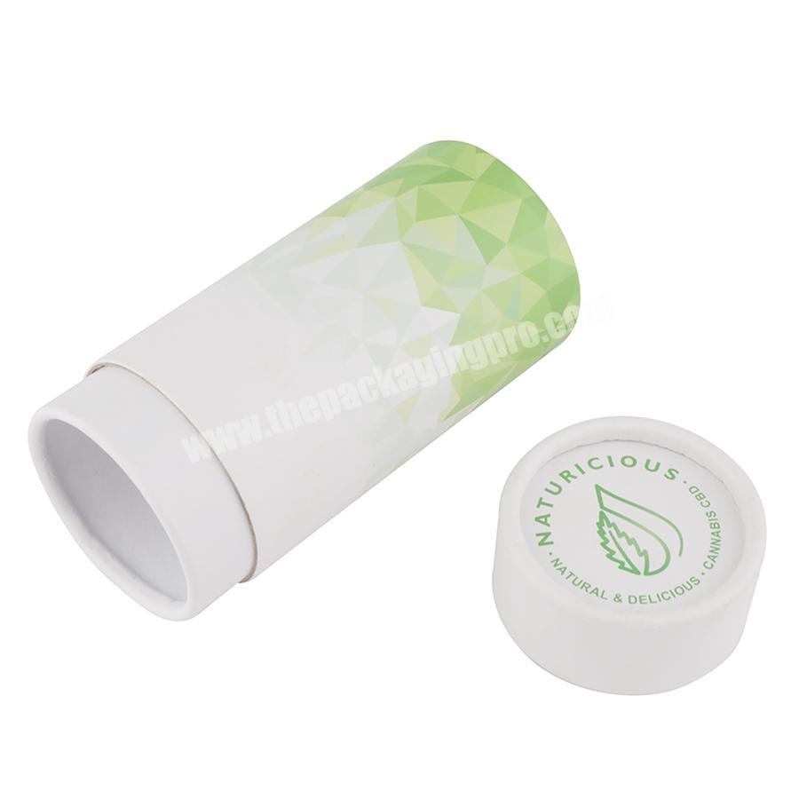 Custom Packaging Tea biodegradable paper tubes high quality cardboard empty round skincare paper tube
