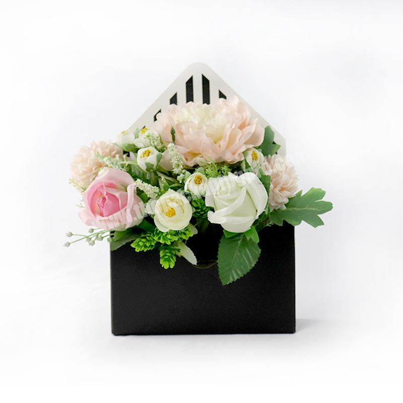 Custom Papercard Wholesale Elegant Rectangular Gift Flower Packaging Printing Rose Boxes