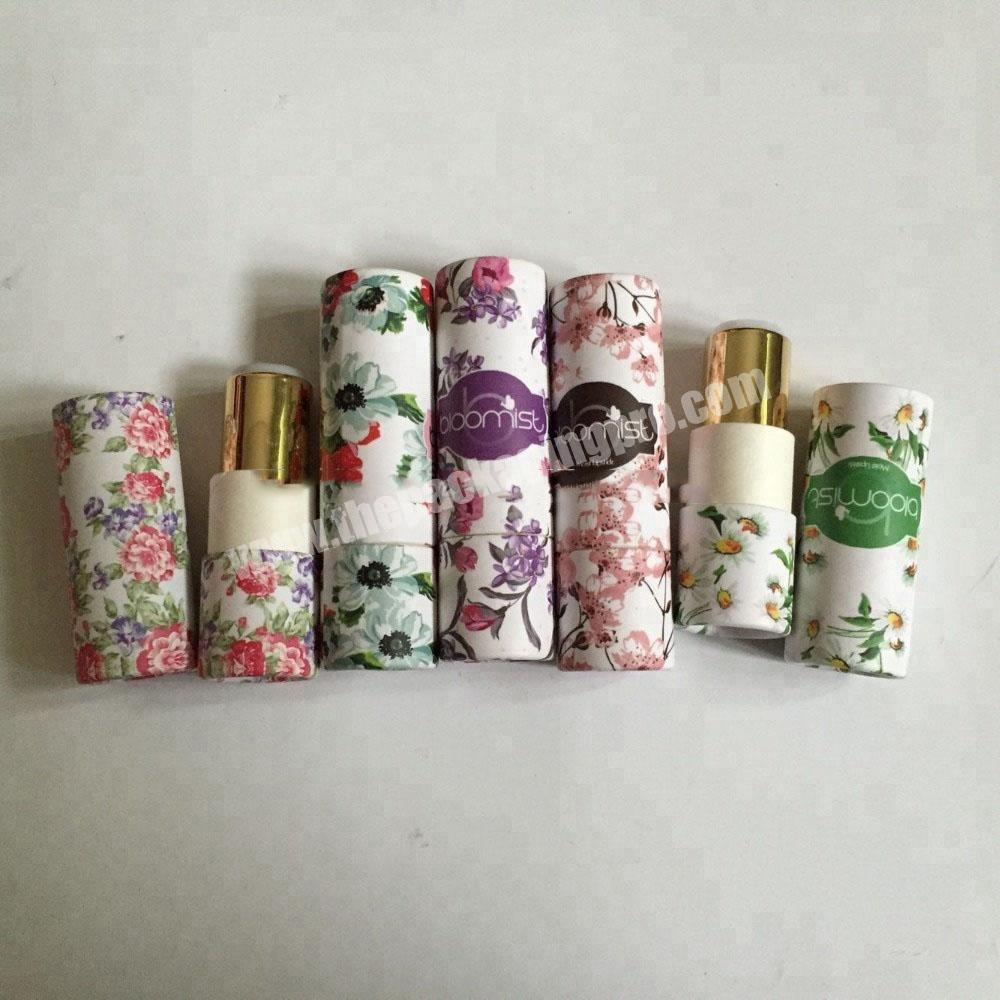 Custom Personal Care Promotional Cute Paperboard Lip Balm Tube