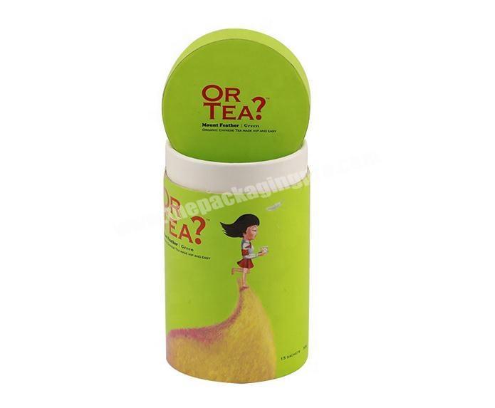 Paper Chinese Custom Coffee Round Cylinder Packaging Box tea kraft paper tube