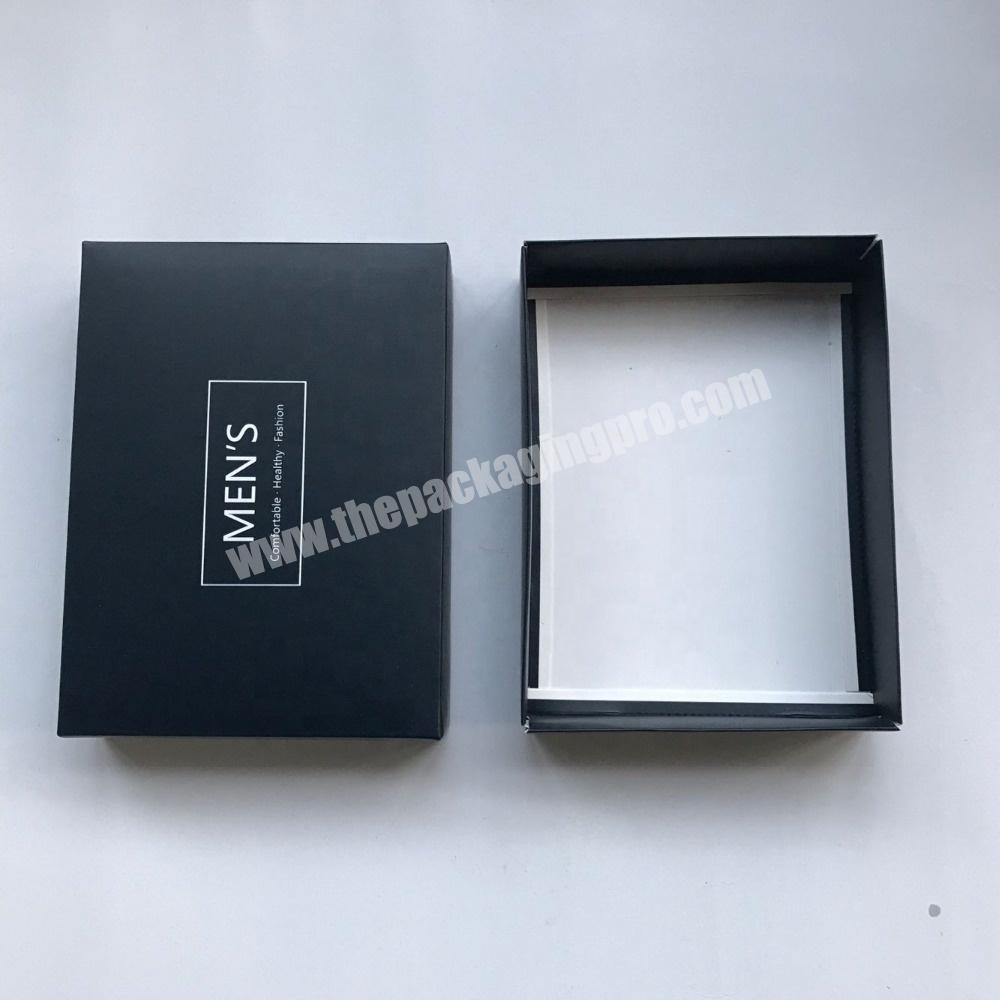 Custom Printing Flat Pack Underwear Packaging Paper Folding Box
