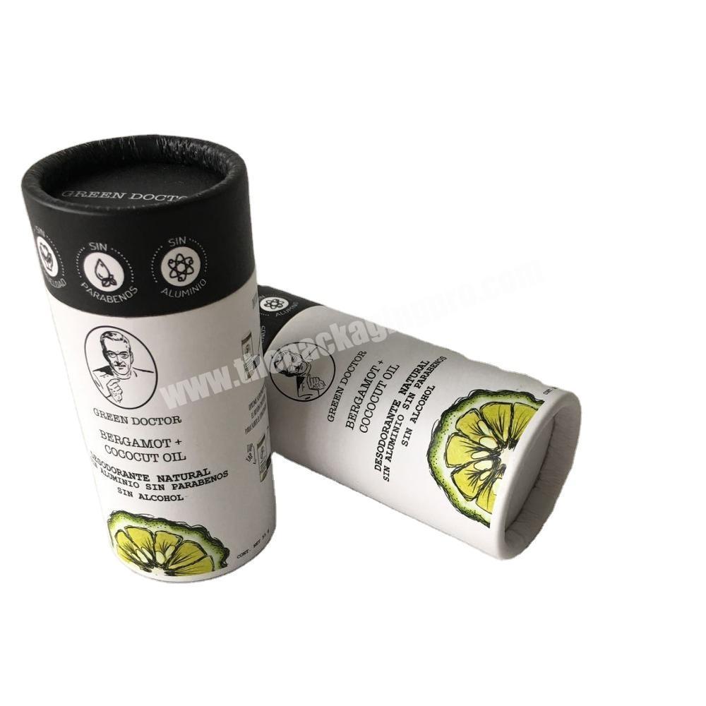 Custom Professional printing push up kraft cardboard cosmetic lip balm mini tubes