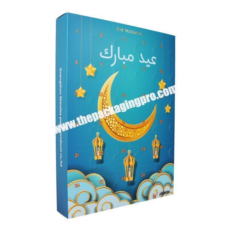 Muslim Wholesale Ramdan Advent Calendar Eid Candy Chocolate Packaging