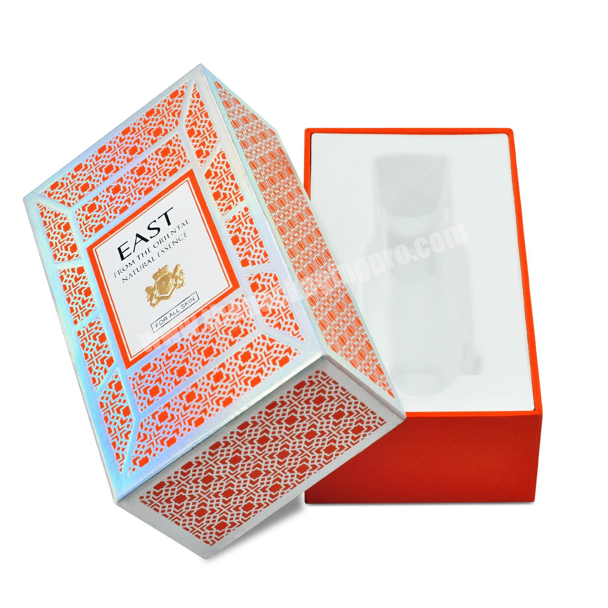 Custom Recyclable Paper Gift Essential Oil Fragrance perfume bottle with box wholesale