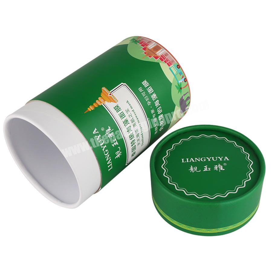 Custom Round Cylinder Recycled Paper Eco-friendly Packaging Paper Cans