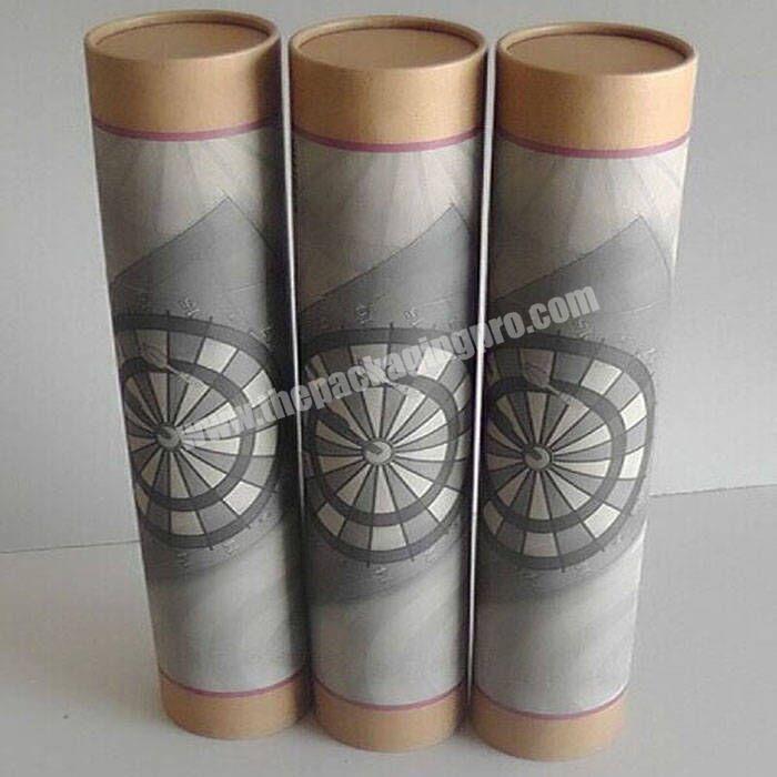 Custom Texture Paper Cardboard Packaging Tube for Hair Extensions