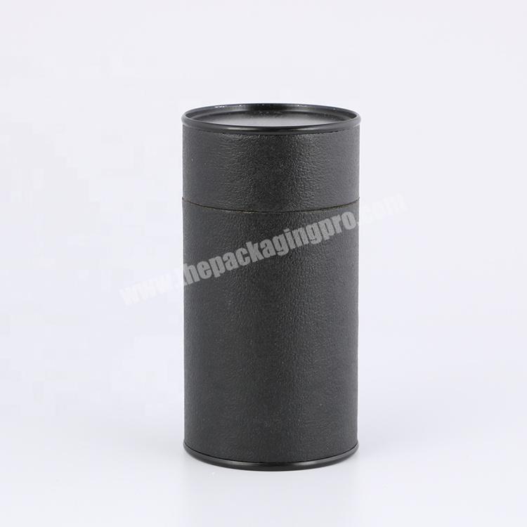 Custom coating logo recyclable matte black push up packaging paper deodorant tube