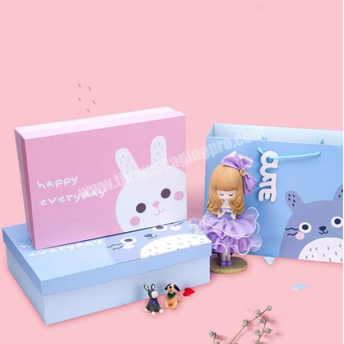 Custom colorful cute packing boxes for shoe, Reliable and Cheap cartoon gift box for kids