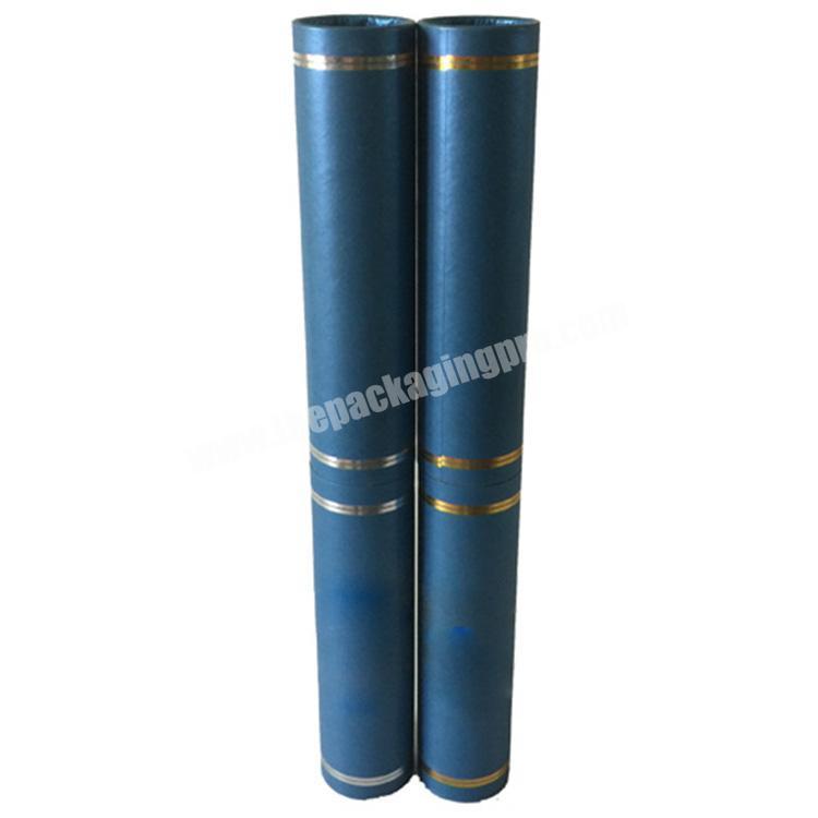 Custom curled top and bottom cylindrical Graduation box Certificate Container Holds Diploma Size A4